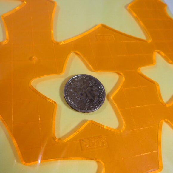 FISKARS “Shape Template” (4) Rectangles, Shapes #2, Stars, Ovals - Picture 10 of 10